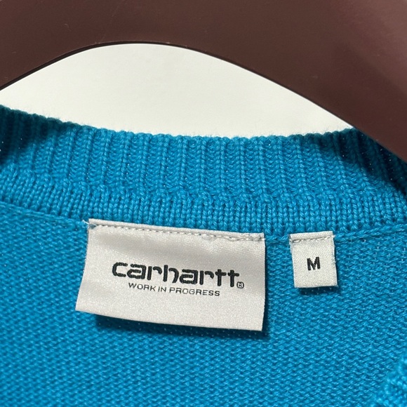 Carhartt WIP blue knit vest. Size M - Picture 3 of 5
